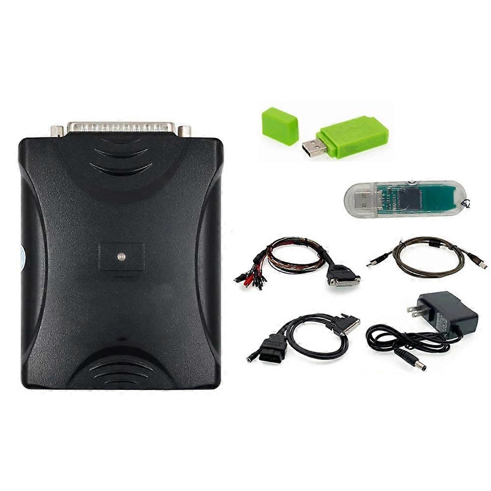 OBD2 Engine Reset ECU Programmer for SM2 PRO 2.21.22 Dongle 2.21.21 J2534 VCI PCM BENCH 67-IN-1 ECU FLASH Tool US Plug