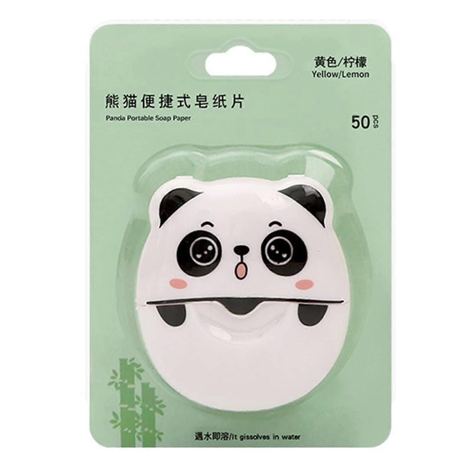 50pcs Portable Soap Sheets with Instant Foaming Action for Travel Camping Hiking Lightly Scented