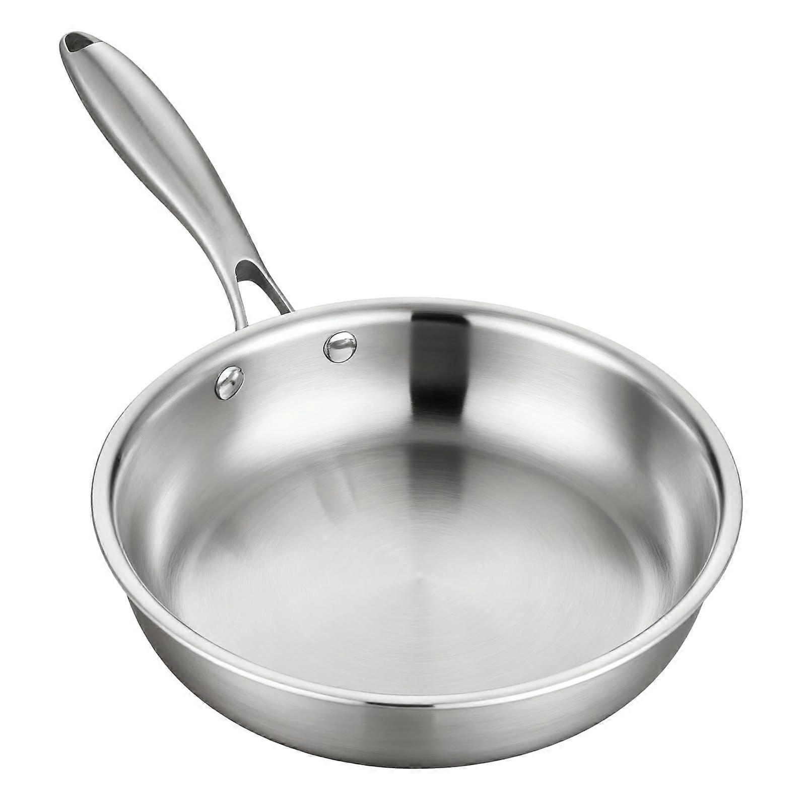 28cm Stainless Steel Nonstick Frying Pan with Ergonomic Handle, Induction and Dishwasher Safe