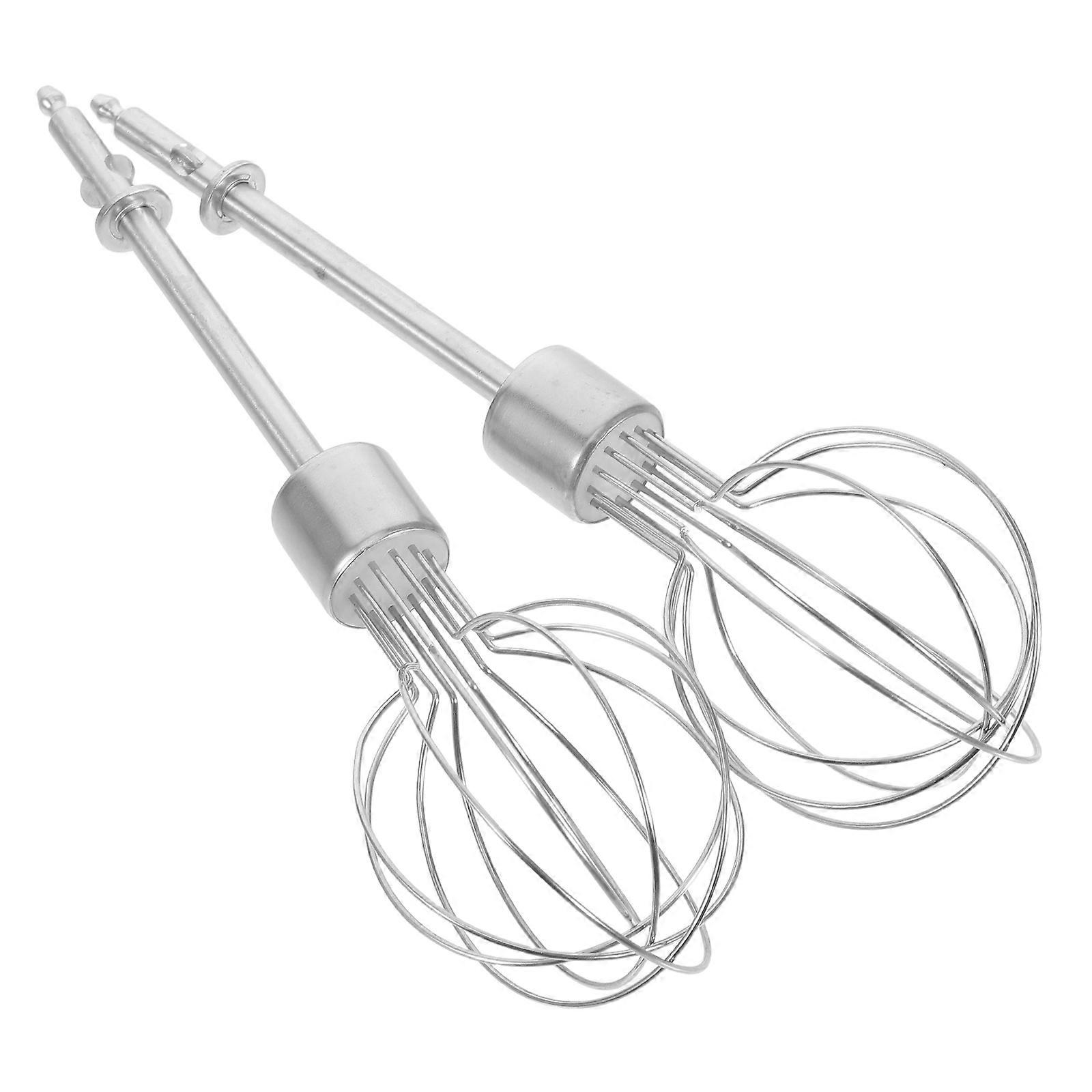 Electric Hand Mixer Egg Beater Replacements for Home Use 4Pcs Silver