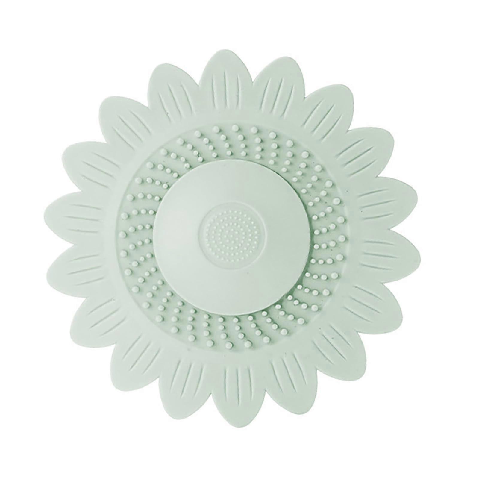 Silicone Sink Drain Stopper Hair Catcher with Dual Function Design and Strong Suction Hold