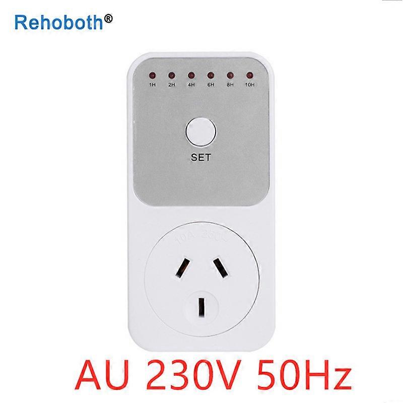 com EU UK 10Hr Countdown Timer Switch Socket Plug Intelligent Time Setting Control Socket Electricity Power Metering Socket