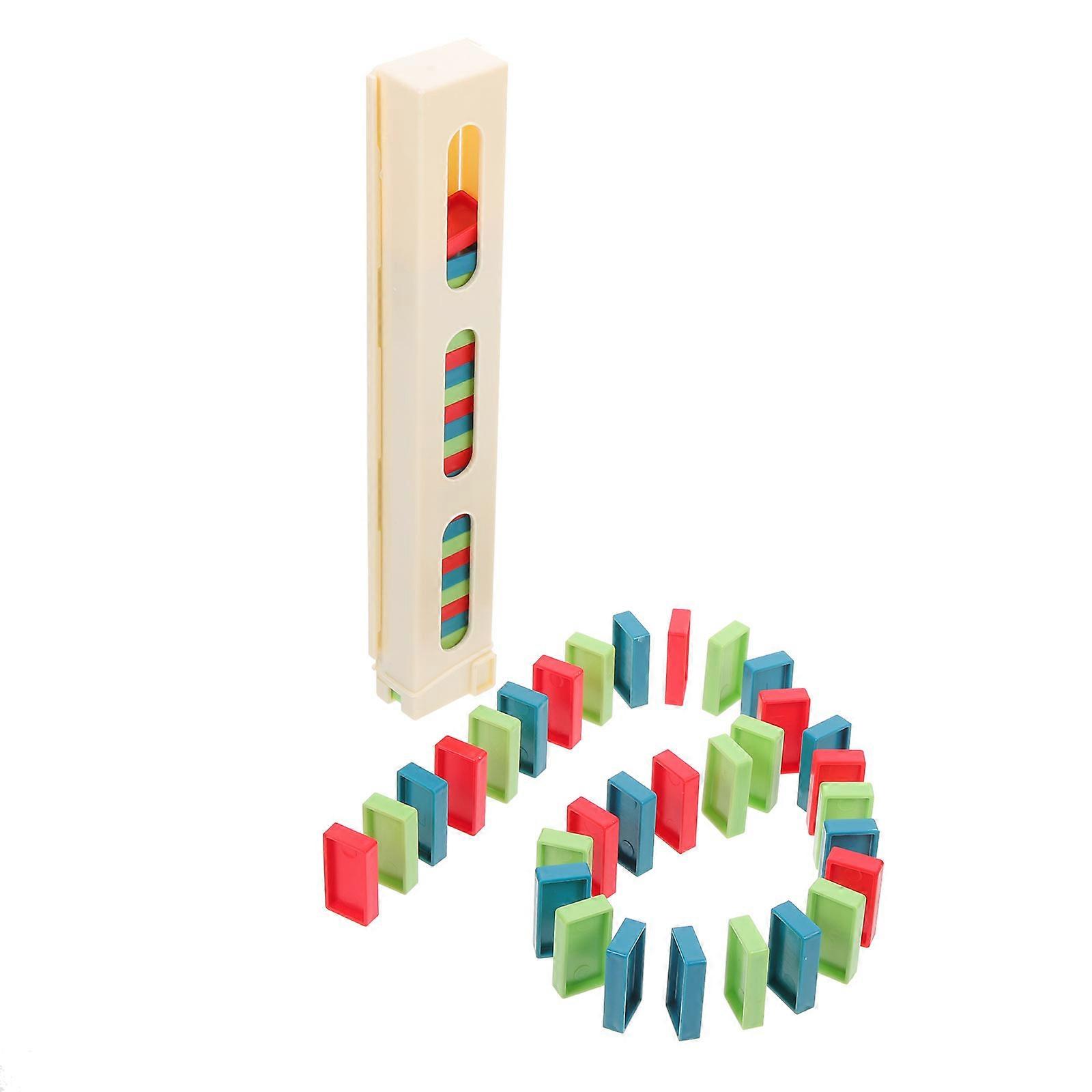 Kids Accessory Plastic Domino Set Educational Block Household 4Sets