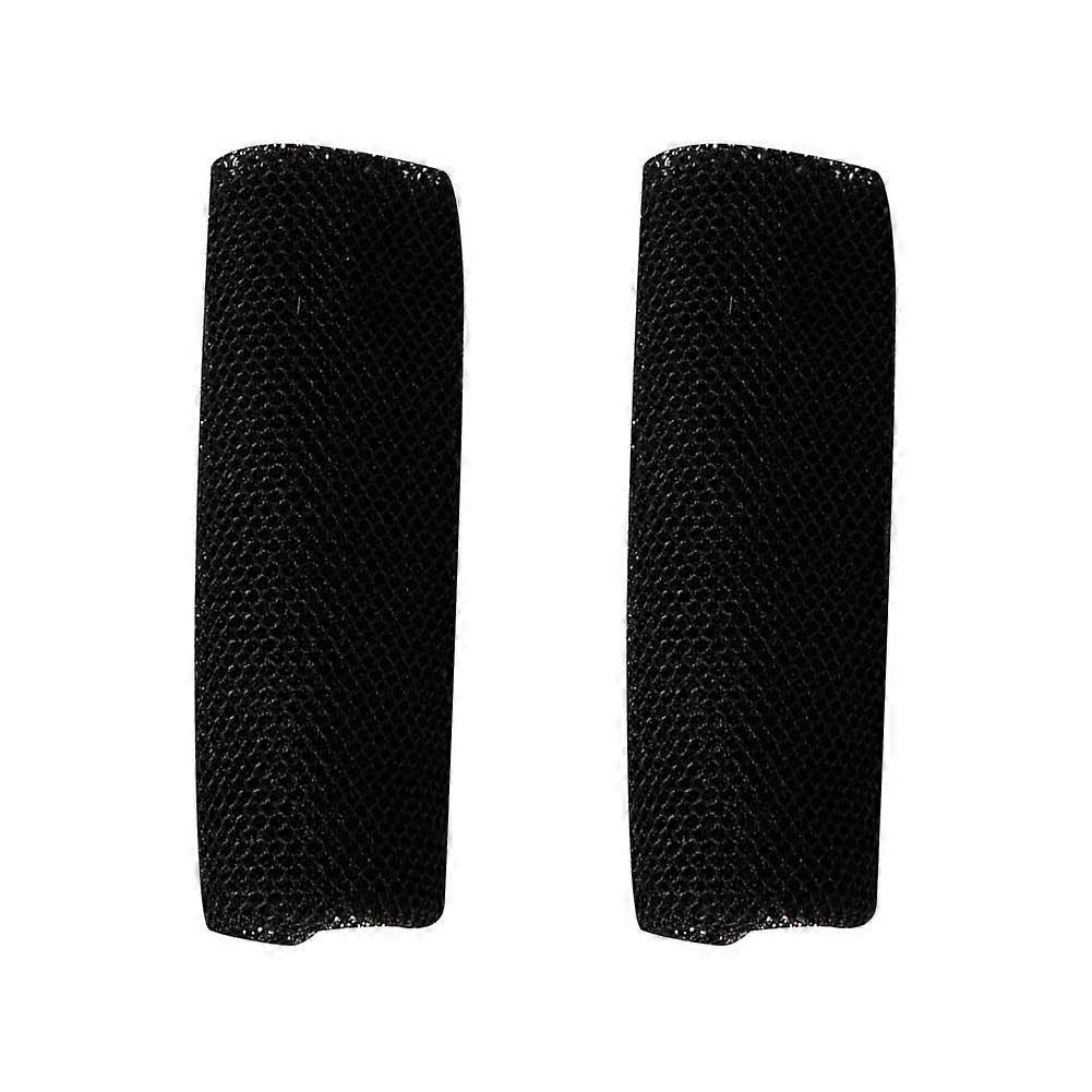2 Pcs African Bath Sponge Long Back Scrubber Stretchable Exfoliating Cloth for Shower Black