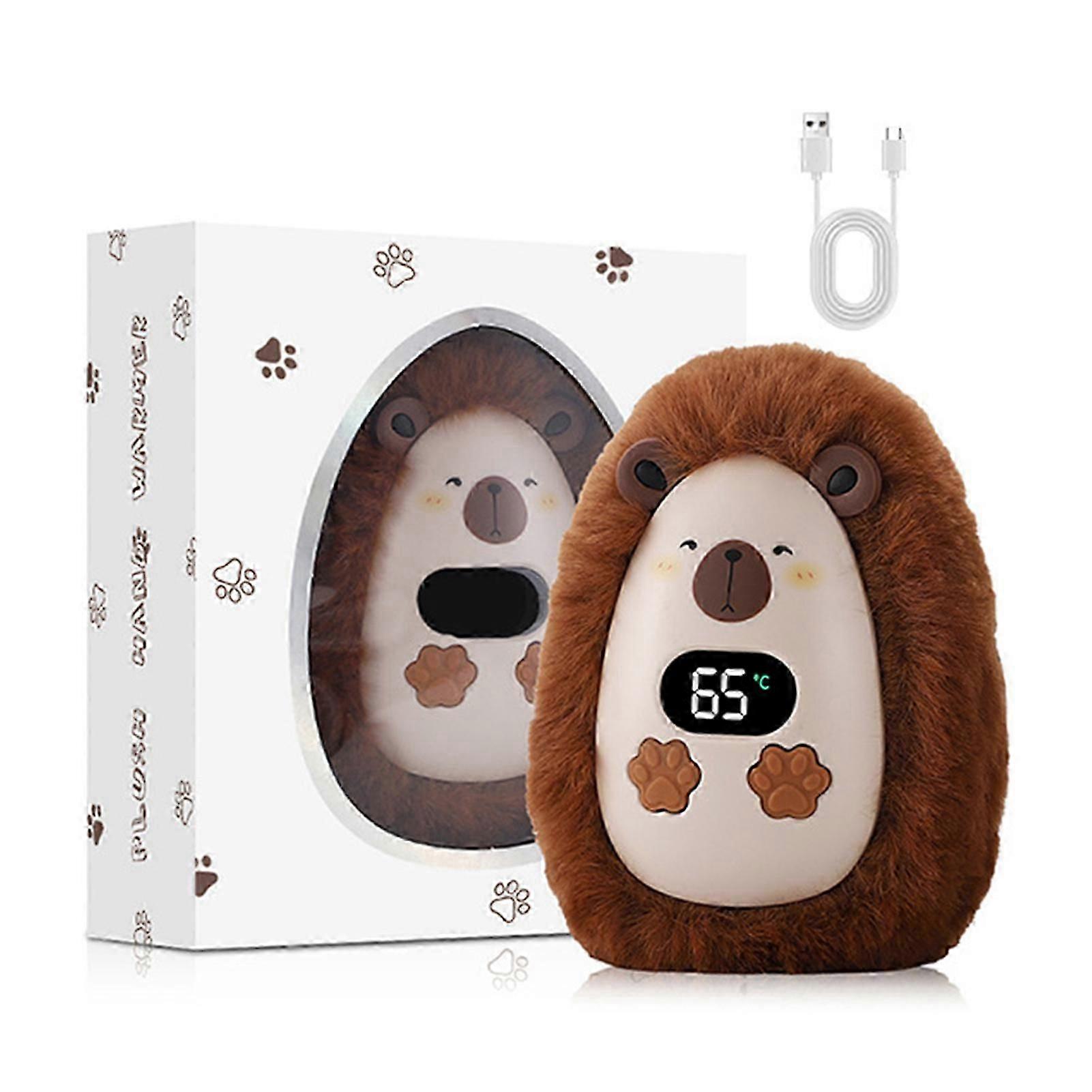 Calentador de manos de zorro de peluche, de calentamiento rápido, ideal para hombres y mujeres. ZZ51