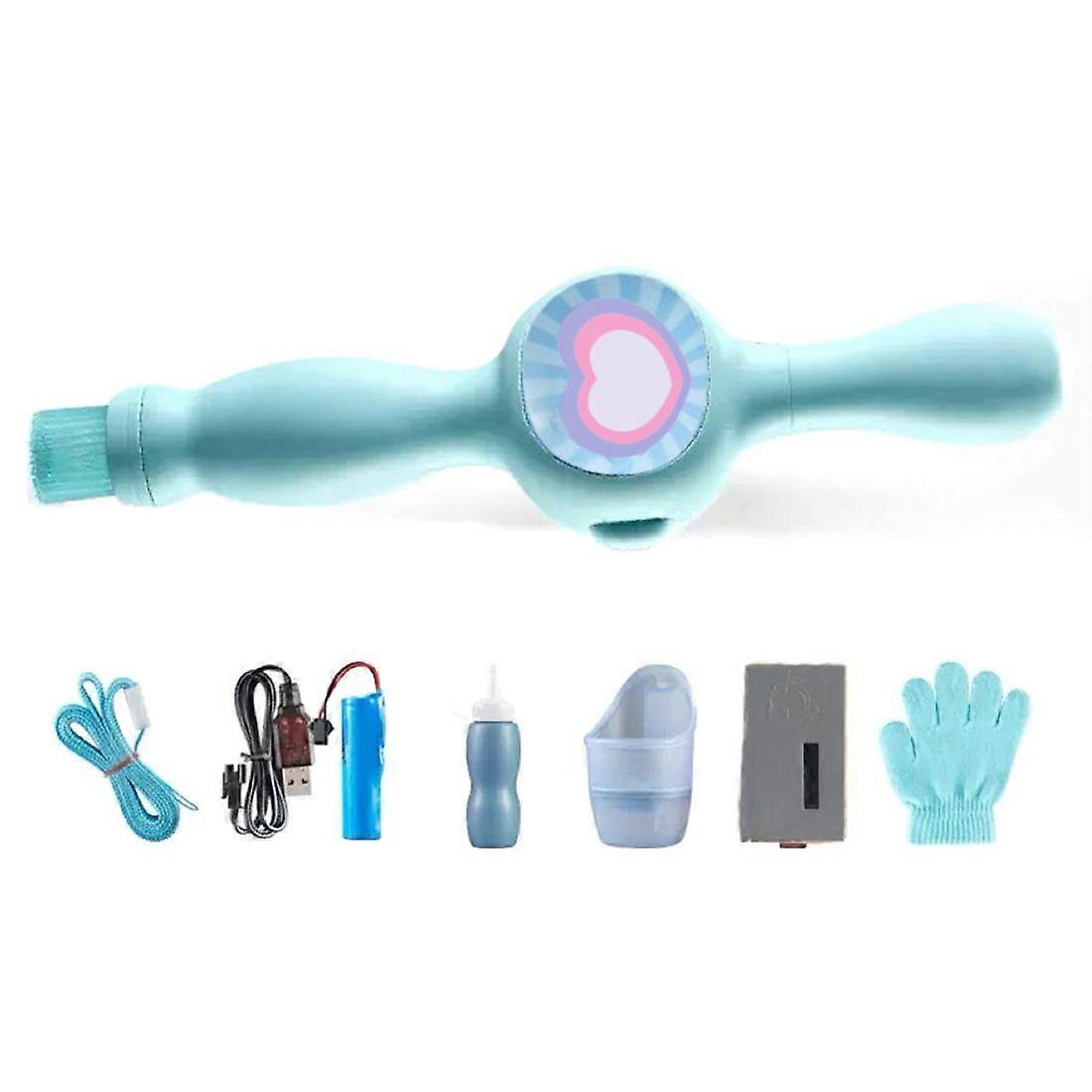 Bubble Machine Elastic Bubble Fog Wand with Magic Effect Portable Bubble Blower for Parties (Includ