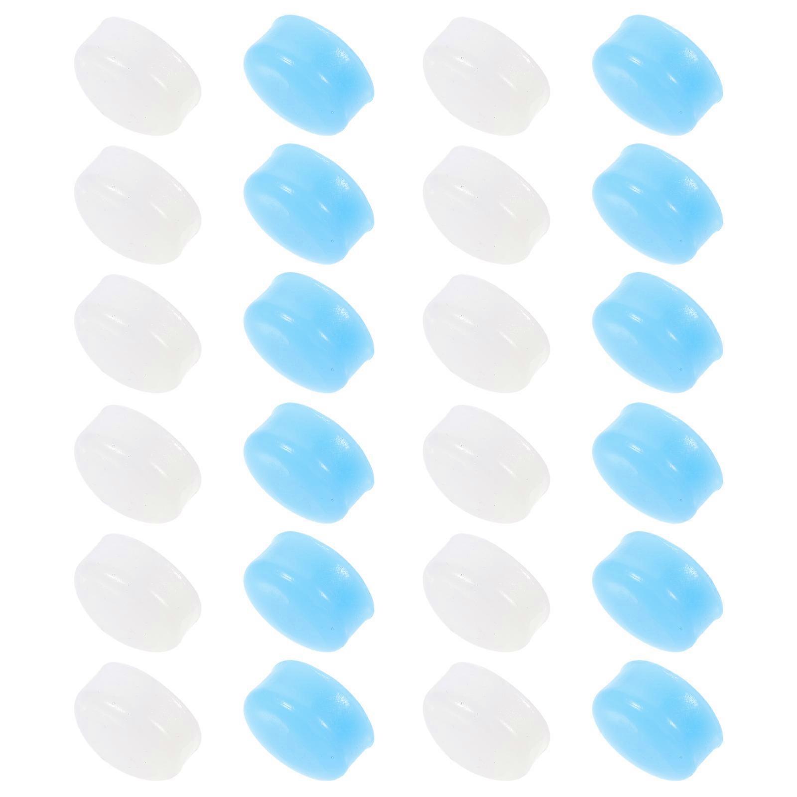 Supple Silicone Earplugs for Sleeping Noise Blocking 24Pcs Assorted Colors