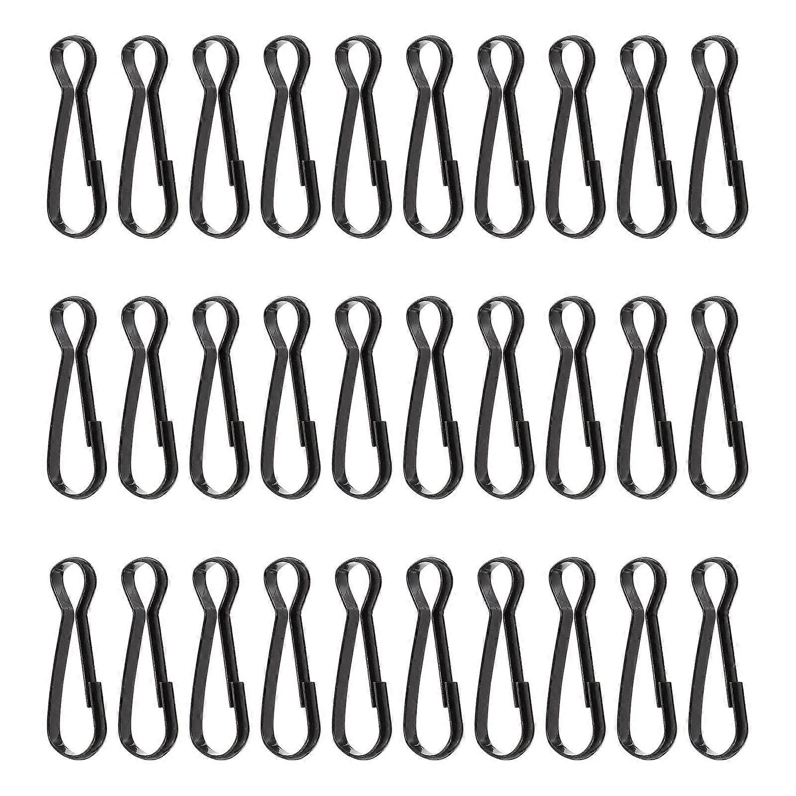 Quick Open Hook Metal Snap Buckles for Hanging 100Pcs Outdoor Use