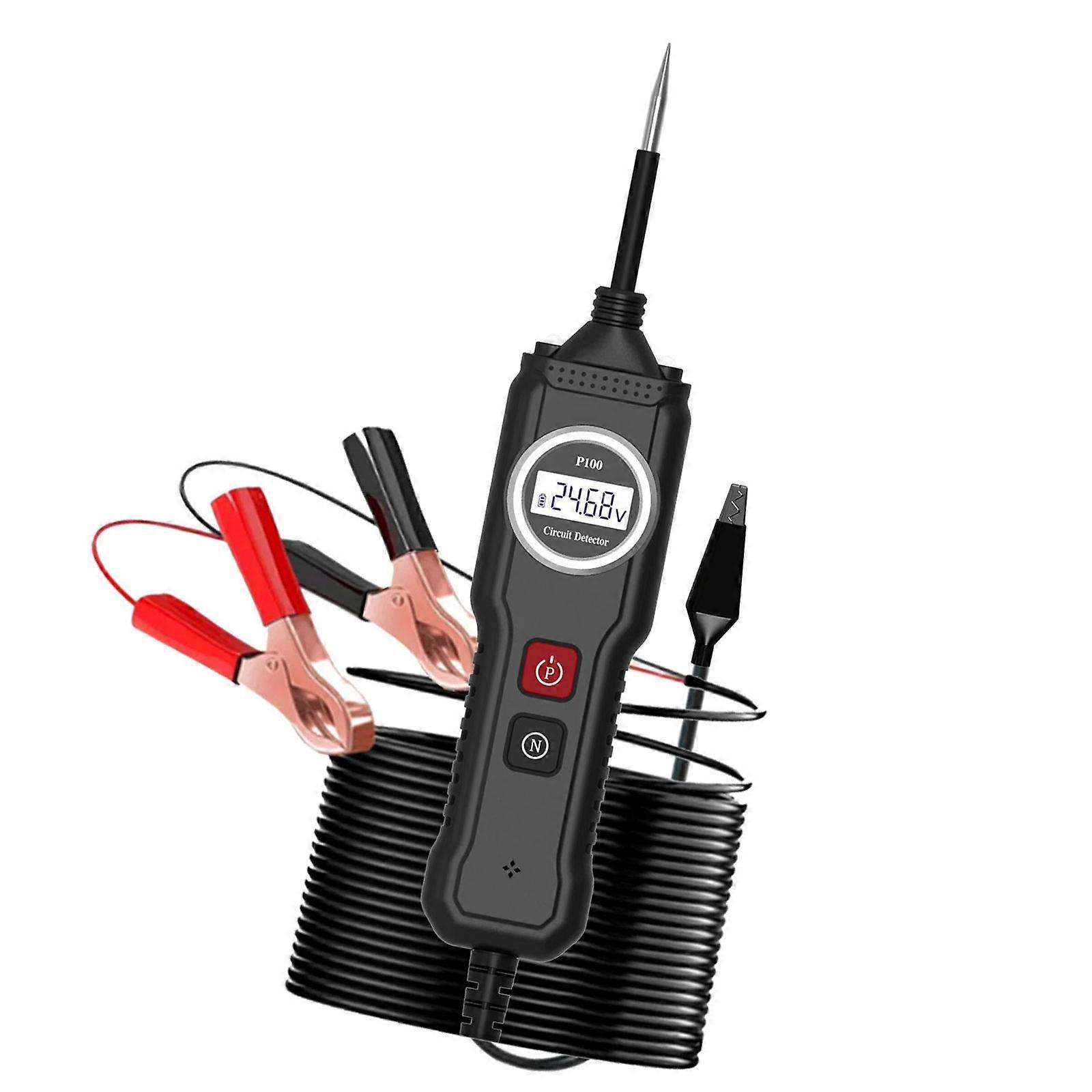 Fast Response Electrical Diagnostic Tool With Voltage And Resistance Testing Up To 2000 Ohms For Car Electrical Systems Multicolor