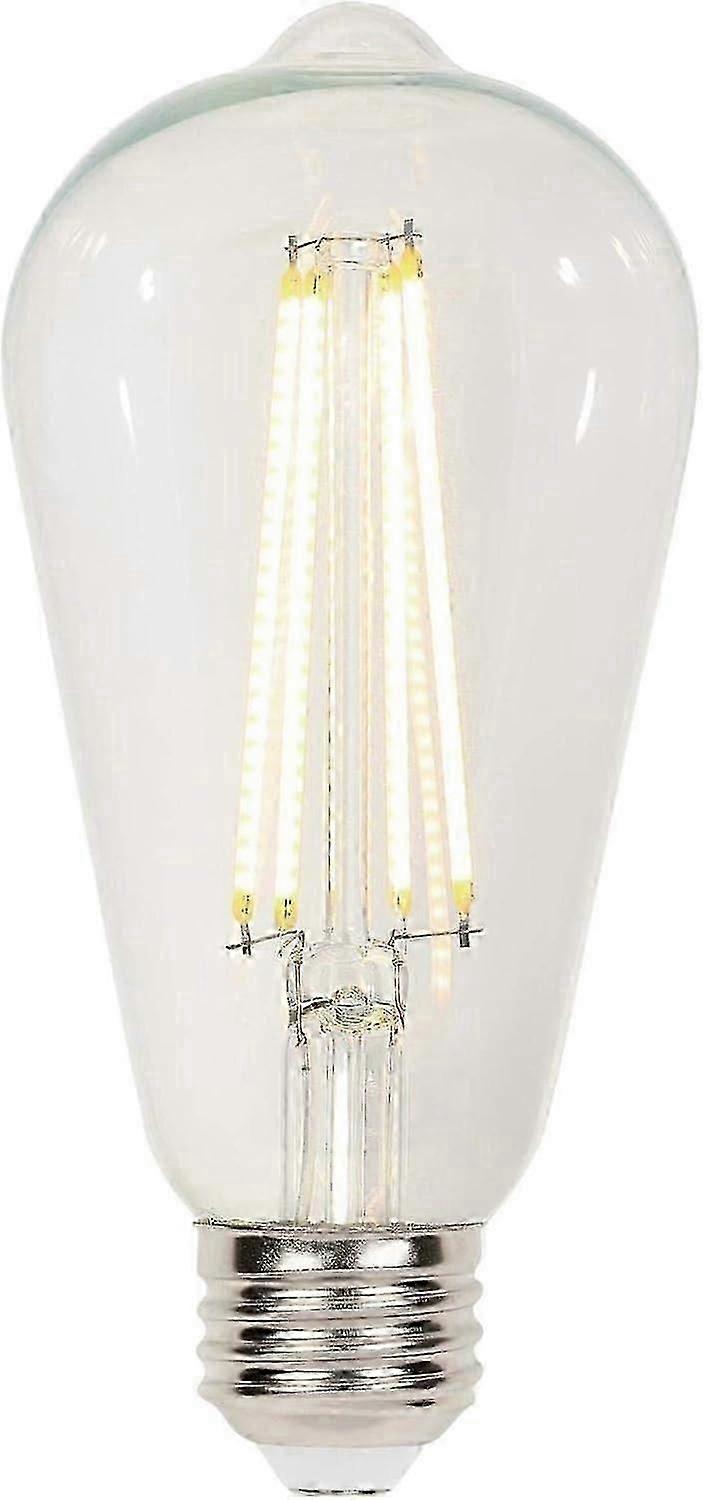 6w (equivalent To 60w) St20 Dimmable Clear Filament Led Bulb, Medium Base, Single