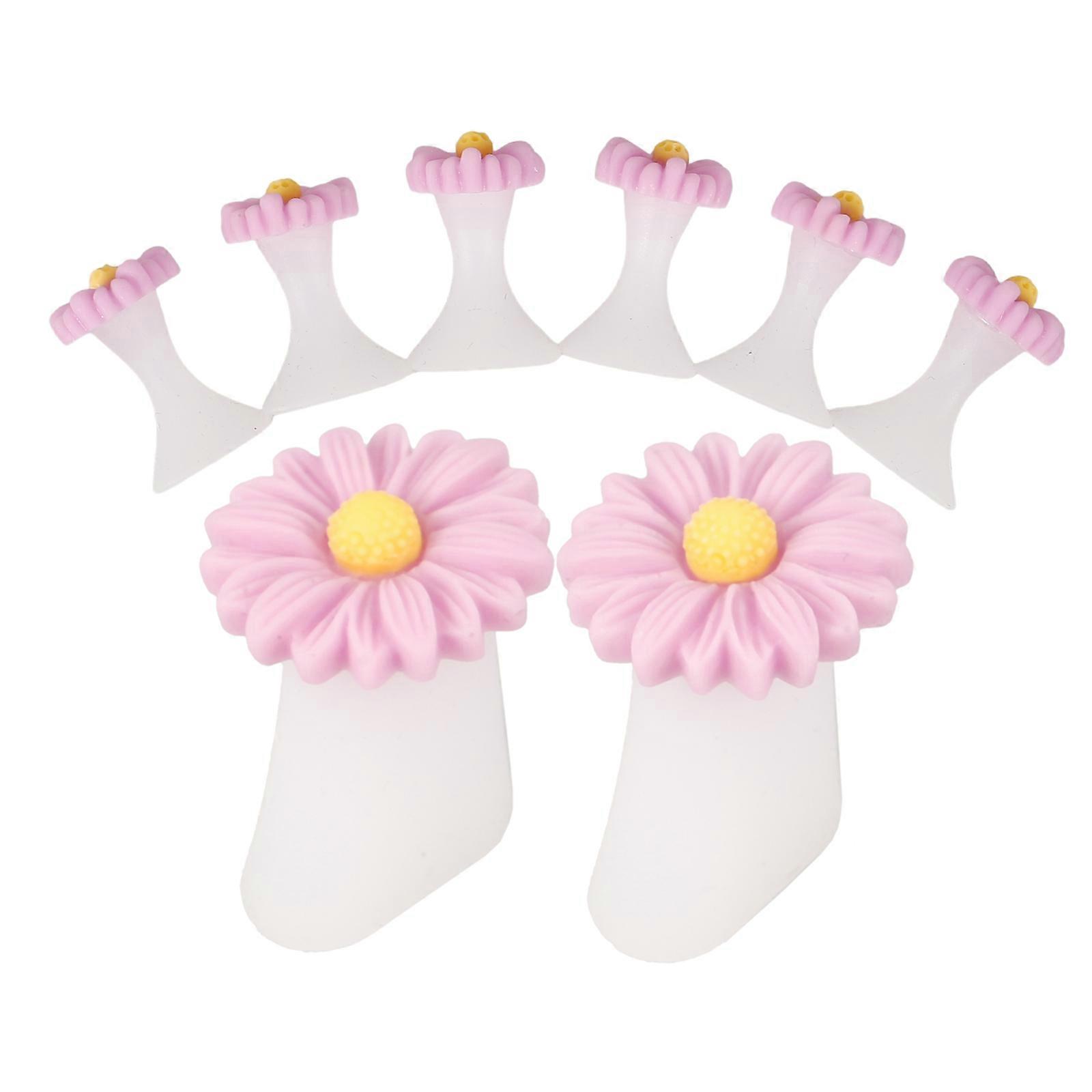 Silicone Toe Spacers Daisy Flower Toe Separators for Pedicures 1