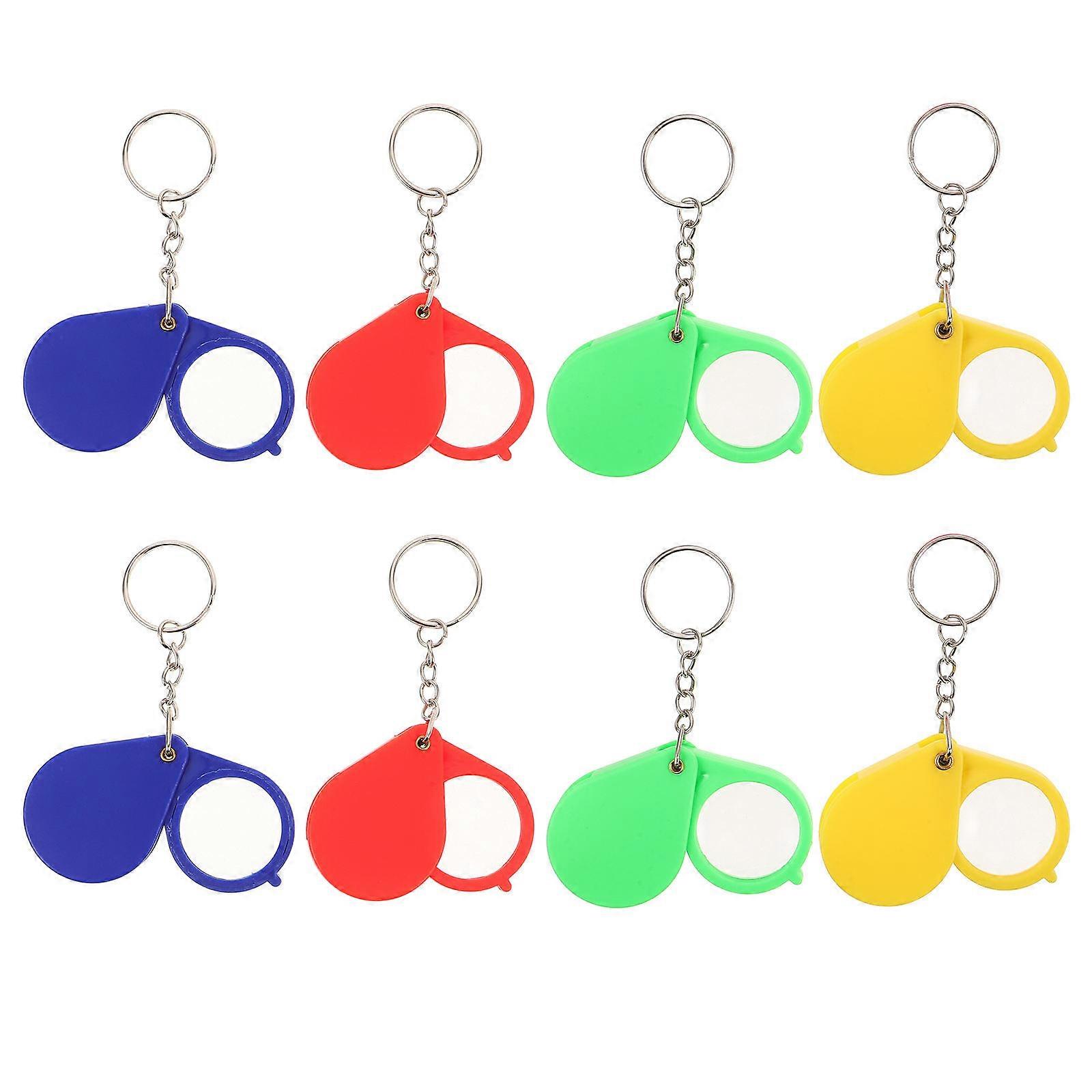 Mini Foldable Handheld Magnifier for Reading Use 40Pcs with Acrylic Lens