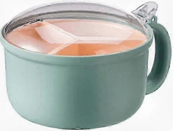 Multi-Compartment Kitchen Spice Storage Container with Salt Dispenser for Home Use 25-26