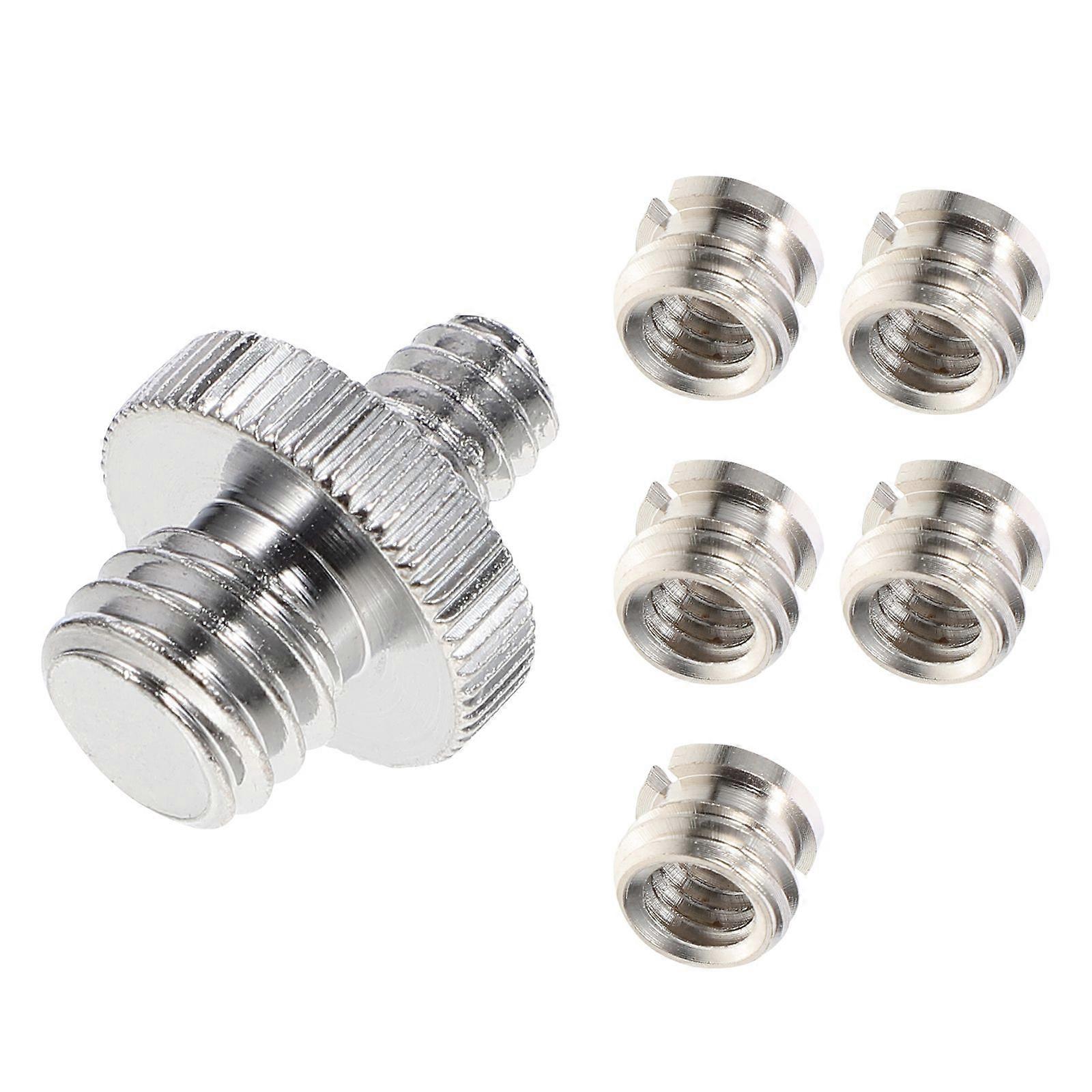 1/4" to 3/8" Camera Tripod Thread Adapter Convert Nut Screw Adapter(5PCS)