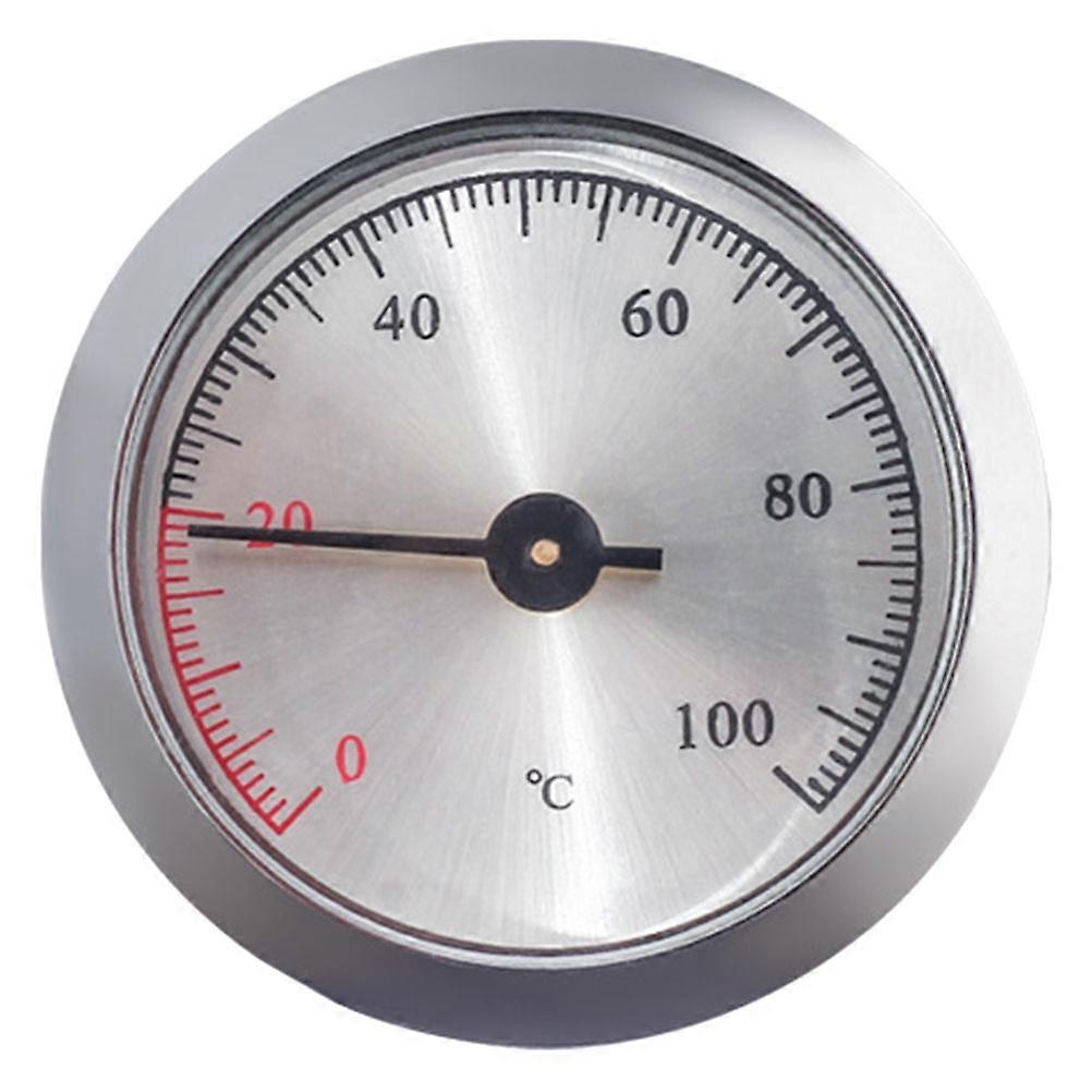 Cigar Box Thermometer Inlaid Installed Thermometer for Home Use Silver