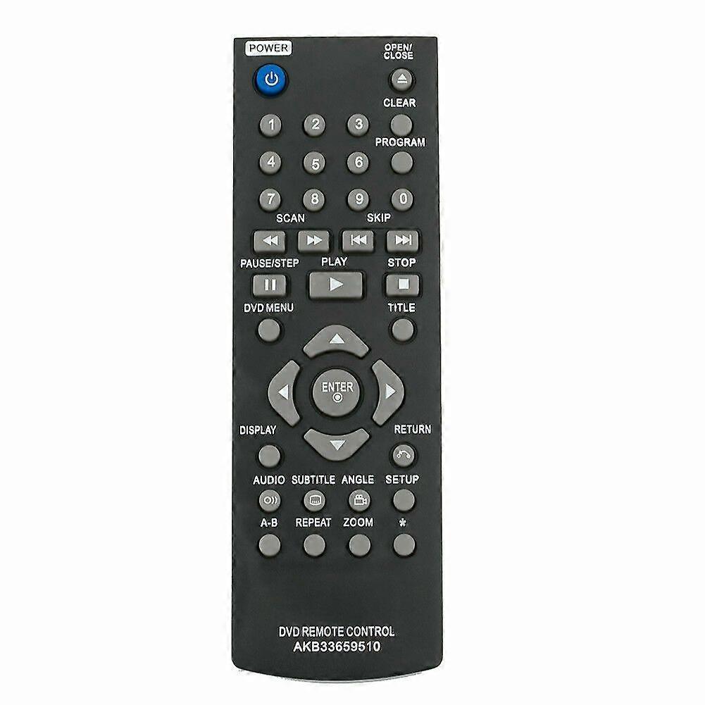 New Replace AKB33659510 For LG DVD Player Remote Control DP122 DP520 DP522 DP930
