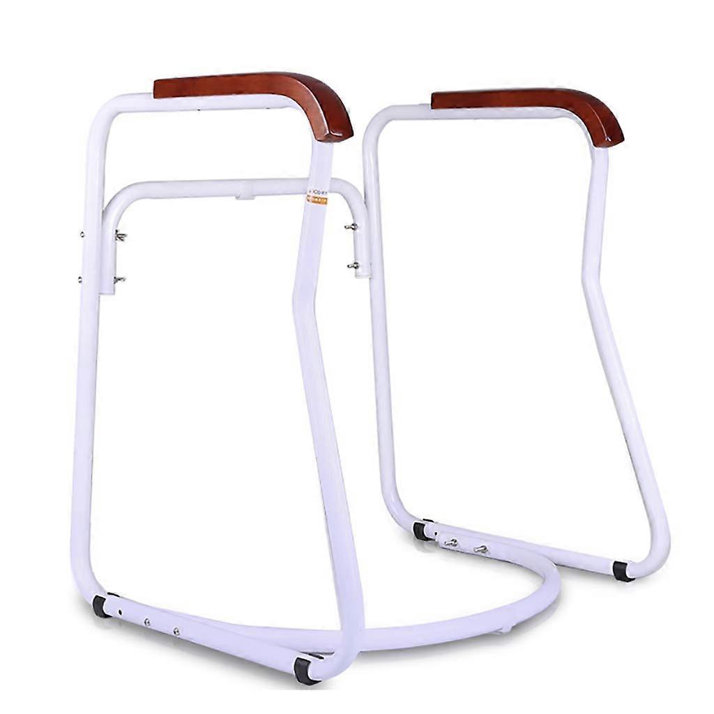 Toilet Safety Frame with NonSlip Solid Wood Bathroom Rail for Elderly Adjustable Support