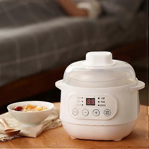 MultiFunction Electric Stew Pot CN220V, Versatile Cooking Modes, Energy Saving Performance, White