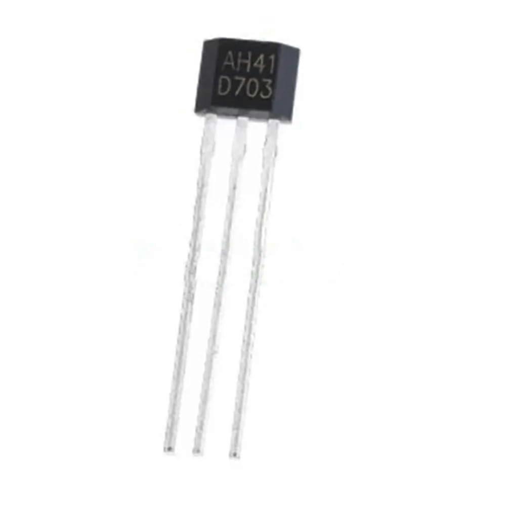 AH41 Hall Effect Sensor TO92  Sensitivity Magnetic Detection Electronic Component 1pc
