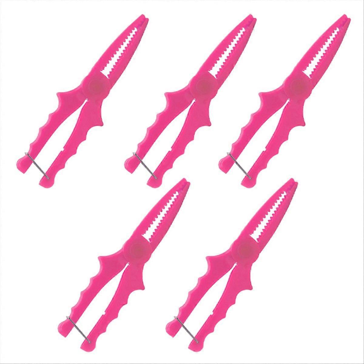Plastic Clamp Fish Pliers Small Fish Clamp Fish Controller Pink