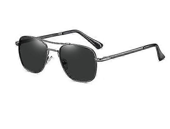 Occhiali da sole uomo e donna Square Polarized Polygon Mirrored Lens