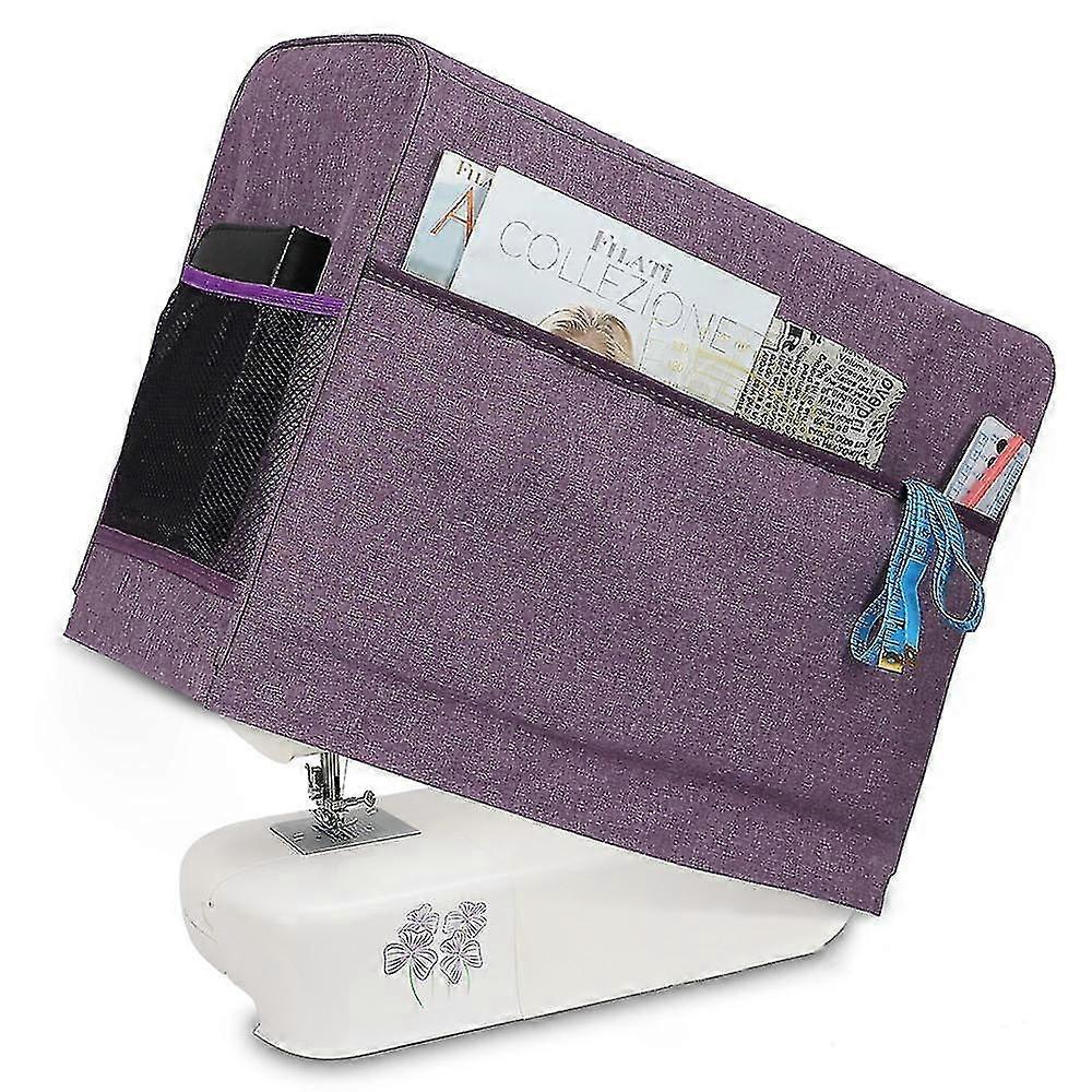 Sewing Machine Carrying Case With 2 Removable Zipper Pouches
