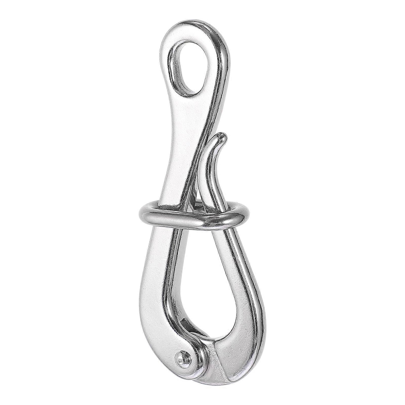Stainless Lifeboat Hook Quick Release Hook for Marine Use 1Pcs Portable