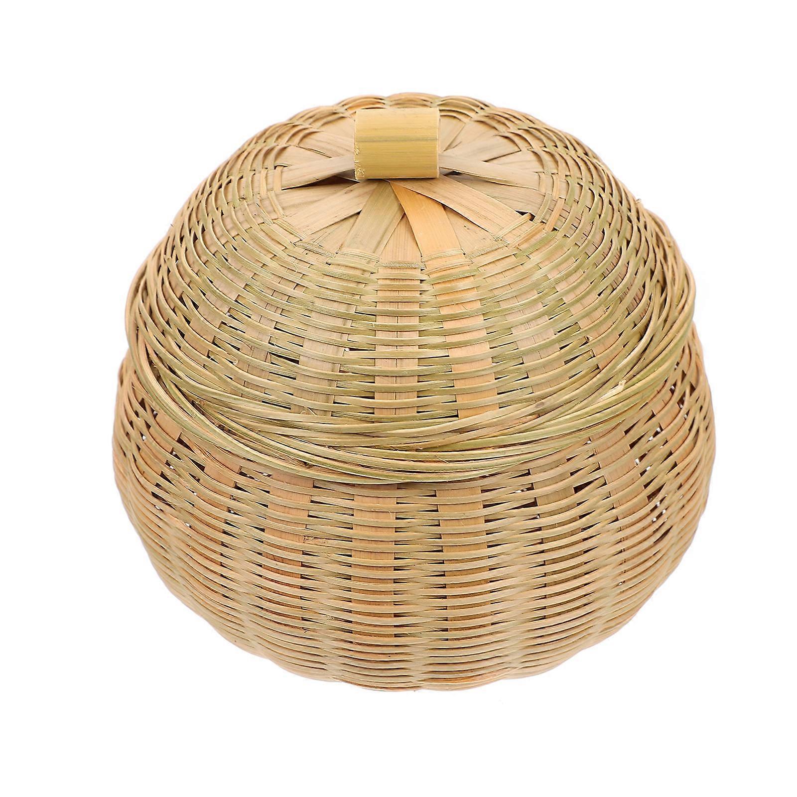 Decorative Baskets Multifunctional Egg Bamboo Basket for Storage Use