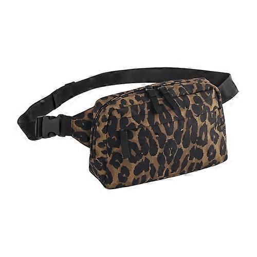 Bagbase Leopard Print Crossbody Bag
