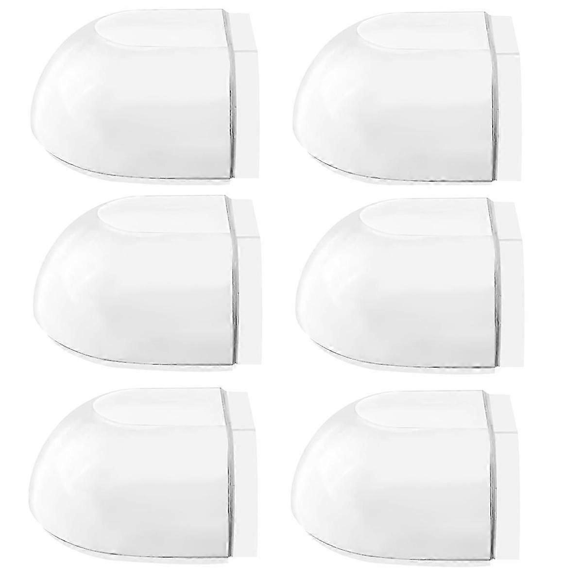 6pcs Door Stops Floor Self-Adhesive Door Buffer Floor