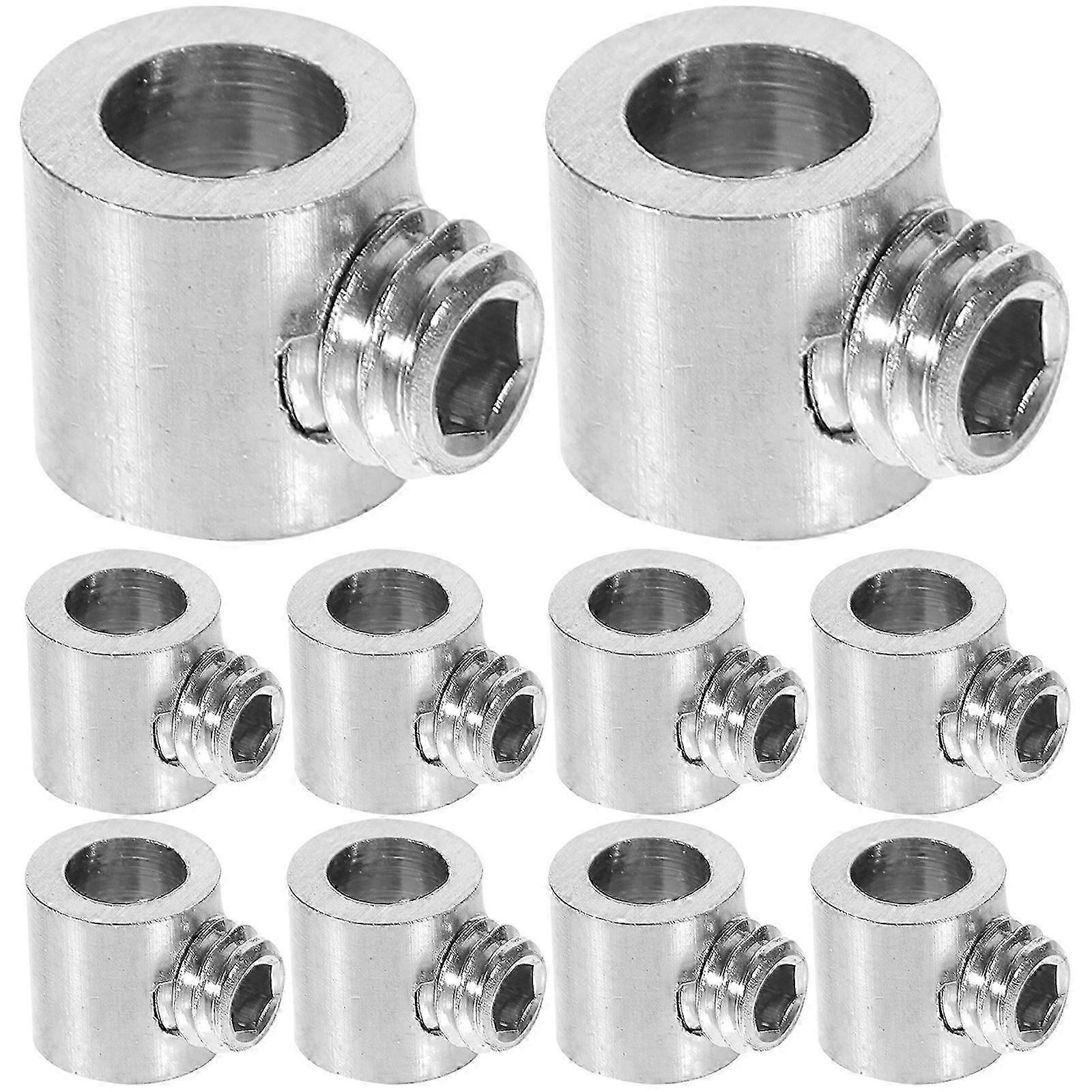 10pcs Durable Cable Clamp Wire Rope Cable Clamp Replacement Single Clamp Cable Fastener