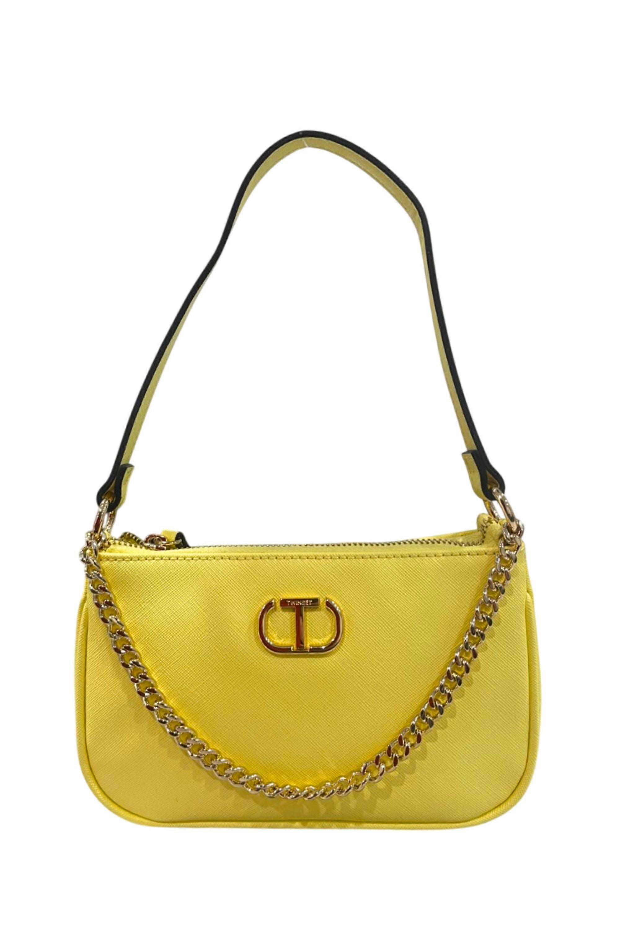 Twinset Yellow Shoulder Bag