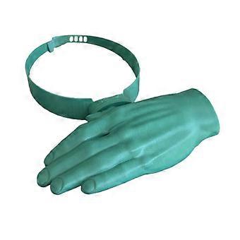 Solhatt i håndflatestørrelse, 3D-printet lett over-hodet visirhatt, åpen rammedesign, pannebåndstil, sommerhatt for utendørsbruk