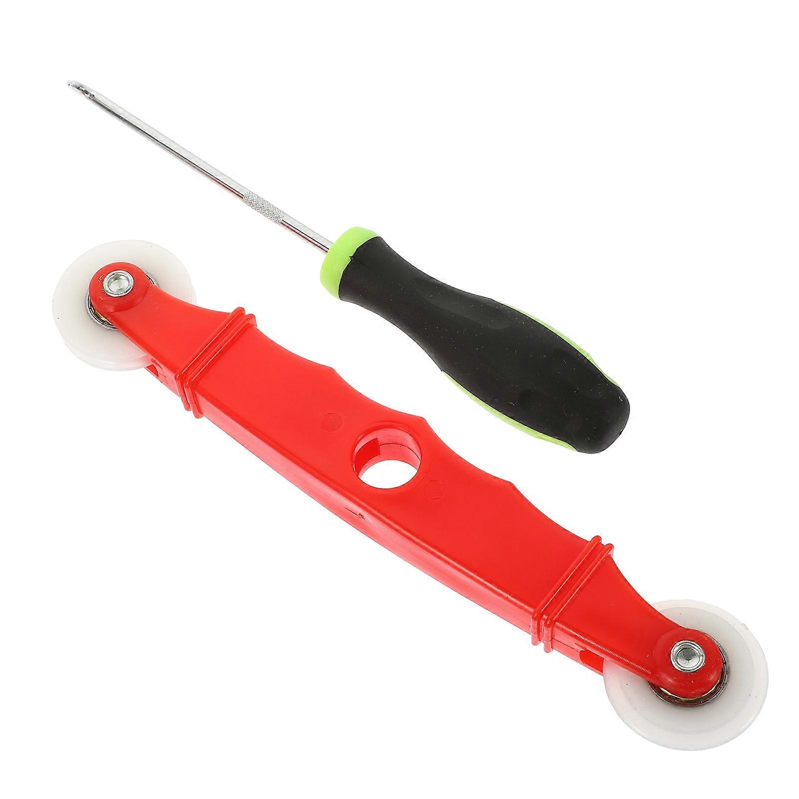 Window Screen Installation Tool with 1Pcs Remover Hook for Rescreening