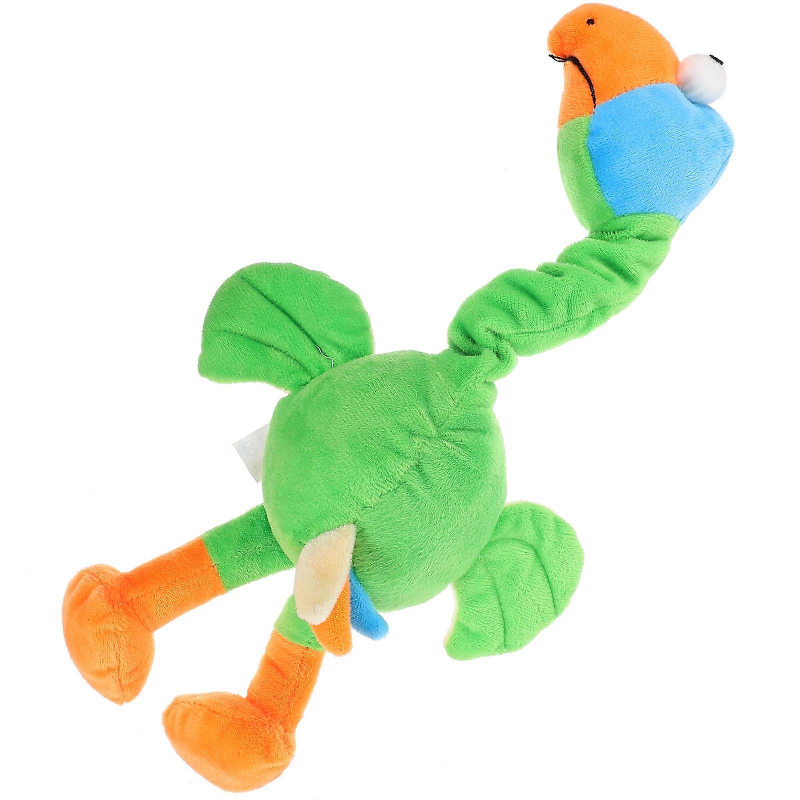 Plush Dog Teething Toy for Chewing with Interactive Design