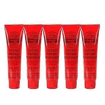 1-5x Lucas Papaw Salbe Paw Paw Lippenstift Universalcreme Lippenbalsam Öl 25g