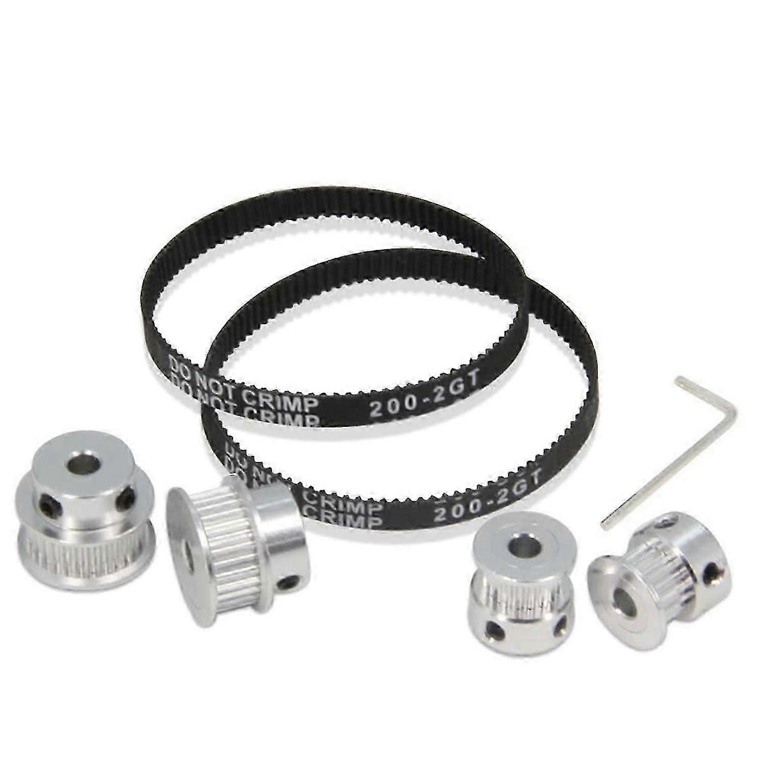2PCS Set Synchronous Wheel 20&30 Teeth 5Mm Bore Timing Pulley