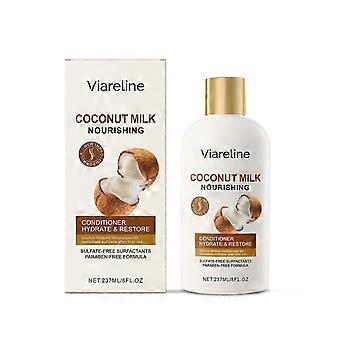 Viareline Kokosmelk Conditioner - Hydraterend en verzorgend, maakt het haar glad en verbetert droog, pluizig haar.
