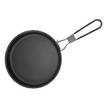 Nonstick Frying Pan for Camping, Lightweight Folding Aluminum Skillet with CoolTouch Handle