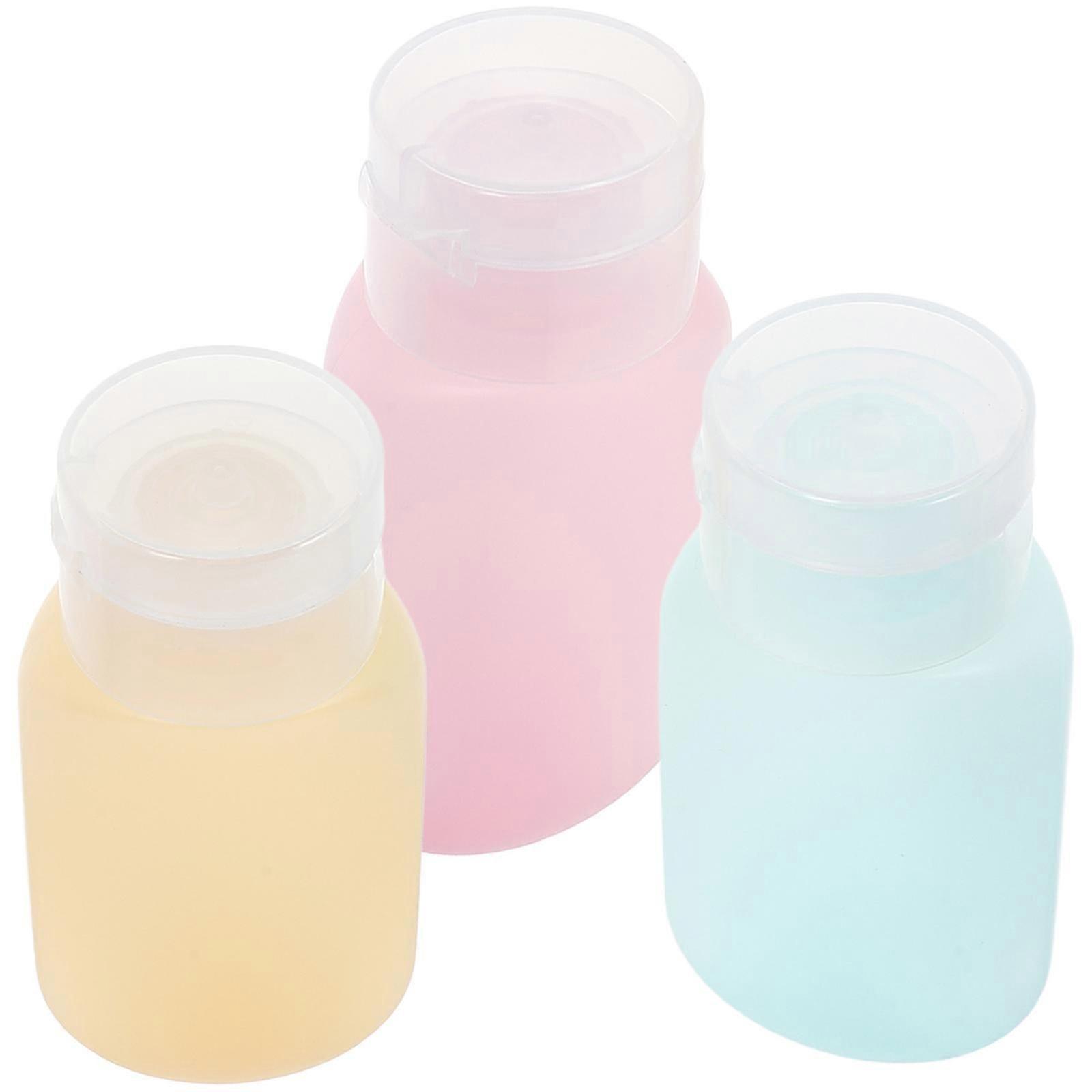 Travel Toiletry Bottles Plastic Container for Storage 3Pcs Refillable Bottles