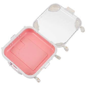 False Eyelash Box Plastic Storage for 3Pcs Creative Pink Boxes