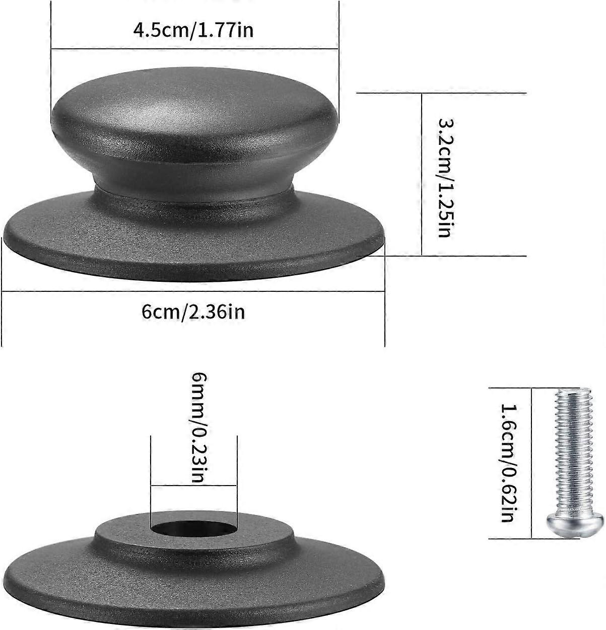 4 Pcs Universal Pot Lid Knob Set - Cookware Handle Replacement