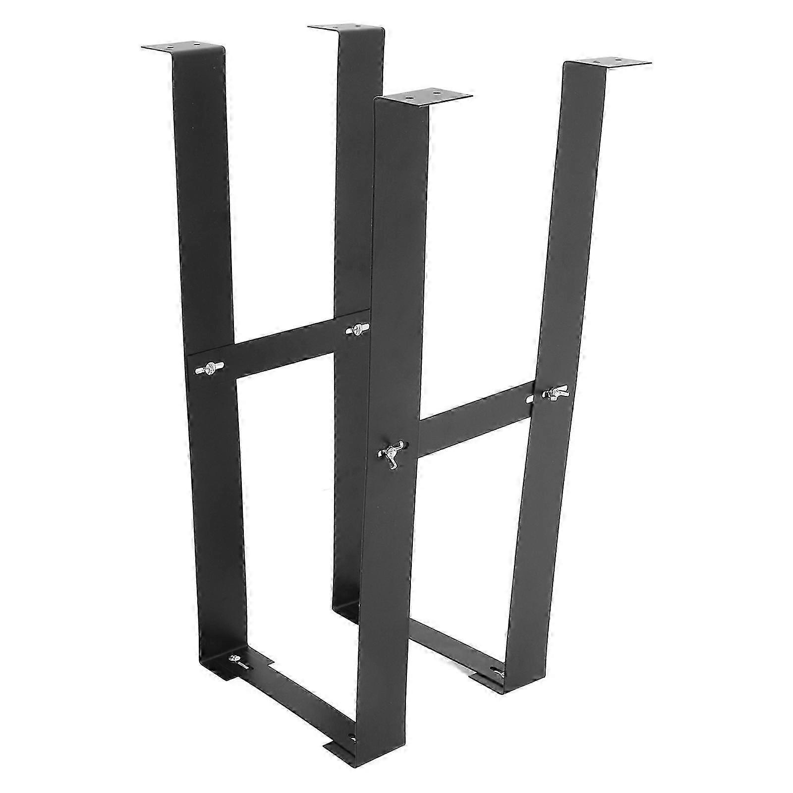 1 Set PC Mount Carbon Steel Adjustable Under Desk Computer Tower Mount Supply