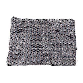 Pet Tæppe Flannel Varm Blød Maskinvaskbar Hund Sofa Bil Liggeunderlag til Hvalp Kat55x42cm
