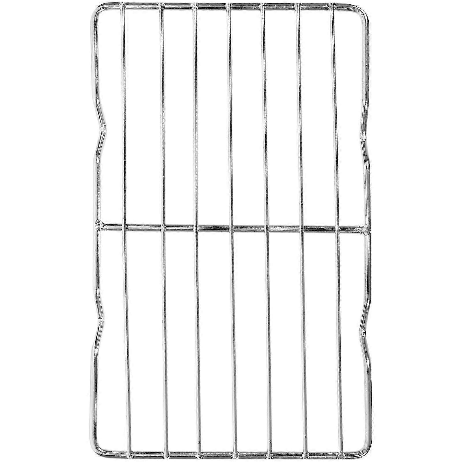 Stainless Steel Grilling Rack Multi-use Roasting Rack Rectangle Baking Cooling Steaming Rack Silver