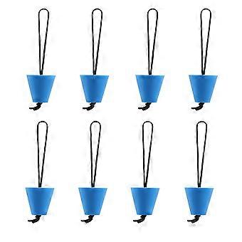A6701 8 in 1 Blue Kayak Silicone Drain Hole Plug