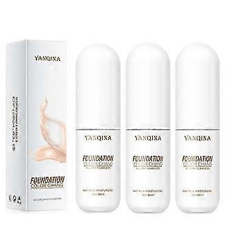 3pcs Soft Mist Farbwechsel Foundation Magic Flawless Concealer Gesichts-Make-up 30ml