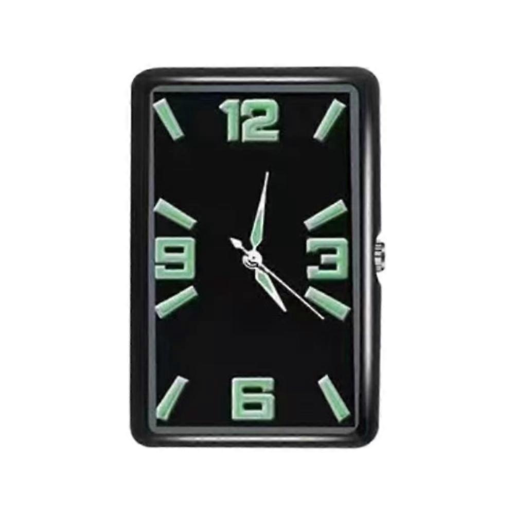 Car Clock with Luminous Pointer Night Light Feature for Dark Cabins