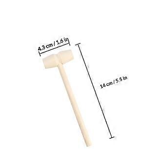 Wooden Mini Hammer Mallet for Educational Play 20Pcs Baby Beat Toy Set