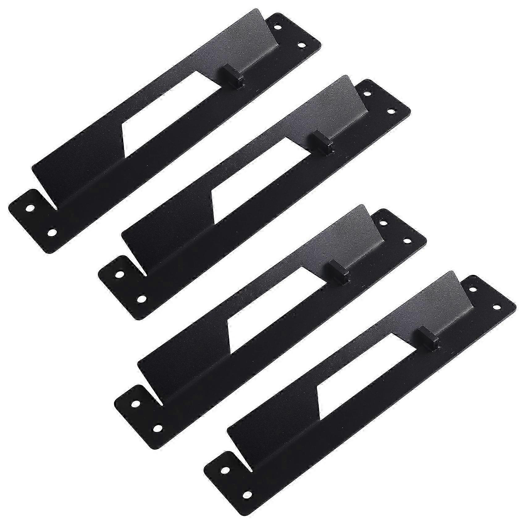4pcs Small Mounting Brackets Mounting Plate Brackets Cleats